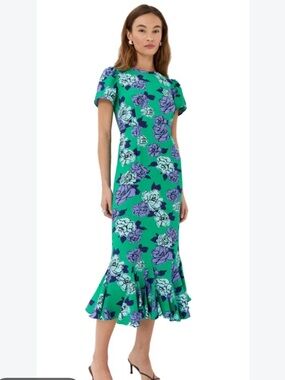 NWT Le Bop Etta Maxi Dress in Kelly Floral Size M
